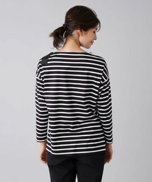 Leilian / レリアン カットソー | ボーダープルオーバー | 詳細8