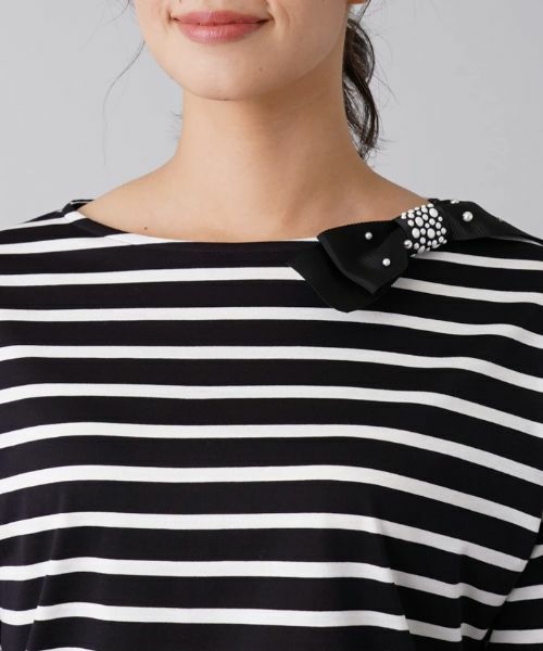 Leilian / レリアン カットソー | ボーダープルオーバー | 詳細9