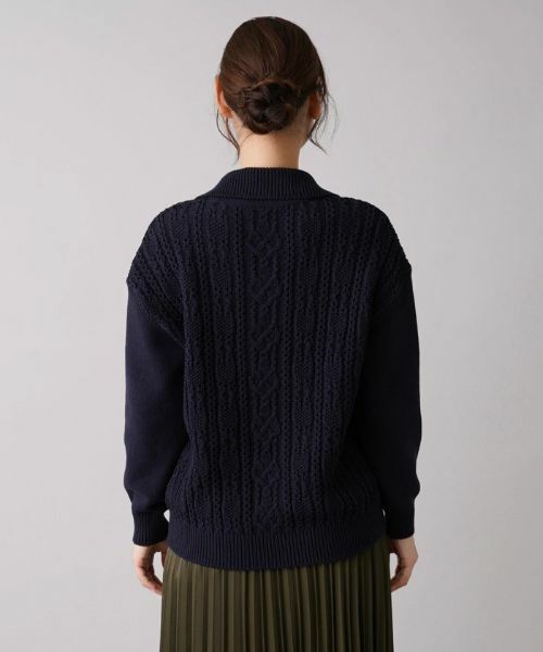 Leilian / レリアン ニット・セーター | 編地切替ニットプルオーバー | 詳細6