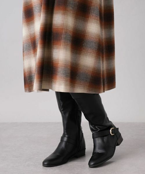 Leilian / レリアン ドレス | オンブレチェックシャツワンピース | 詳細12