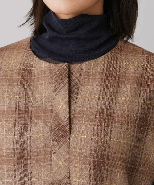 Leilian / レリアン ロング・マキシ丈ワンピース | チェック柄ミディワンピース | 詳細7