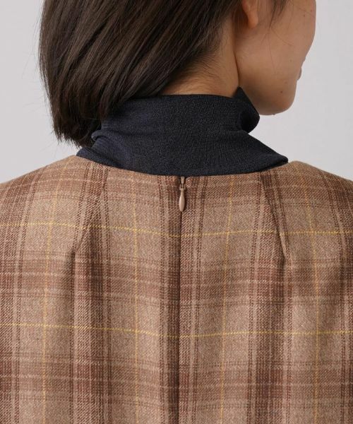 Leilian / レリアン ロング・マキシ丈ワンピース | チェック柄ミディワンピース | 詳細8