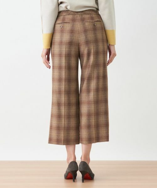 Leilian / レリアン その他パンツ | ストレッチチェッククロップドパンツ【Leilian The Week】 | 詳細3