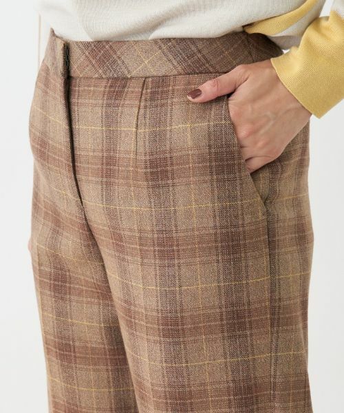 Leilian / レリアン その他パンツ | ストレッチチェッククロップドパンツ【Leilian The Week】 | 詳細5