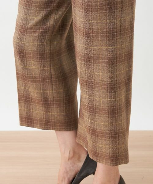 Leilian / レリアン その他パンツ | ストレッチチェッククロップドパンツ【Leilian The Week】 | 詳細7