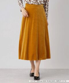 Leilian / レリアン ミニ・ひざ丈スカート | ロングベロアスカート