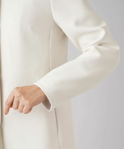 Leilian / レリアン テーラードジャケット | ノーカラーショートコート【my perfect wardrobe】 | 詳細13