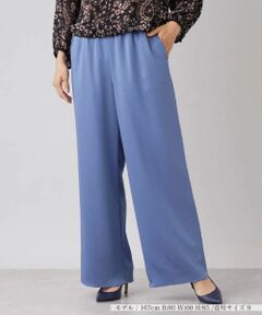 Leilian / レリアン その他パンツ | ウエストゴムワイドパンツ