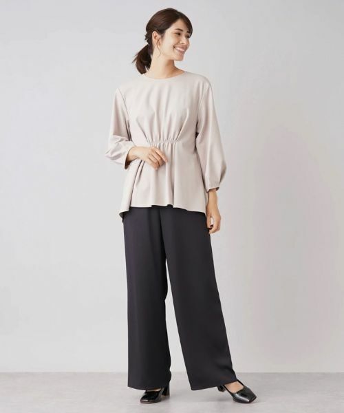 Leilian / レリアン その他パンツ | ウエストゴムワイドパンツ | 詳細12
