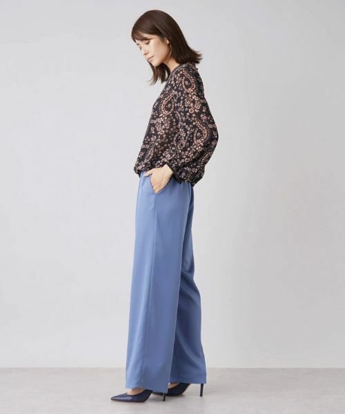 Leilian / レリアン その他パンツ | ウエストゴムワイドパンツ | 詳細2