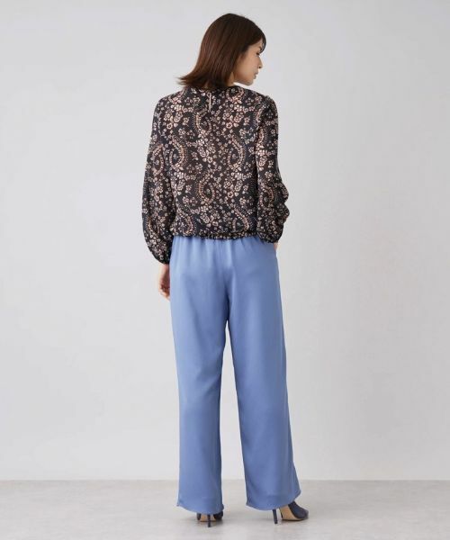 Leilian / レリアン その他パンツ | ウエストゴムワイドパンツ | 詳細3