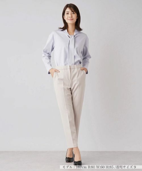 Leilian / レリアン その他パンツ | ストレッチセンタープレスパンツ | 詳細1