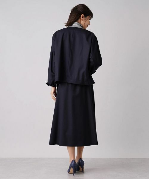 Leilian / レリアン テーラードジャケット | 比翼ノーカラージャケット【my perfect wardrobe】 | 詳細15