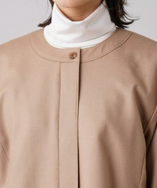 Leilian / レリアン テーラードジャケット | 比翼ノーカラージャケット【my perfect wardrobe】 | 詳細7