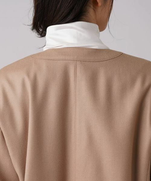 Leilian / レリアン テーラードジャケット | 比翼ノーカラージャケット【my perfect wardrobe】 | 詳細8