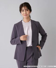 Leilian / レリアン テーラードジャケット | 【セットアップ対応商品】Vネックジャケット