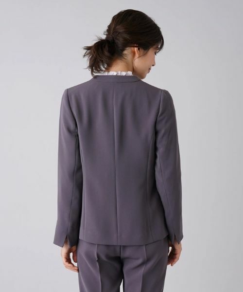 Leilian / レリアン テーラードジャケット | 【セットアップ対応商品】Vネックジャケット | 詳細6