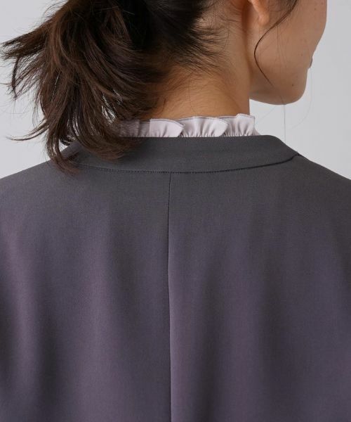 Leilian / レリアン テーラードジャケット | 【セットアップ対応商品】Vネックジャケット | 詳細8
