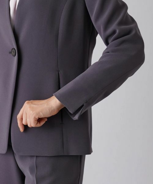 Leilian / レリアン テーラードジャケット | 【セットアップ対応商品】Vネックジャケット | 詳細9