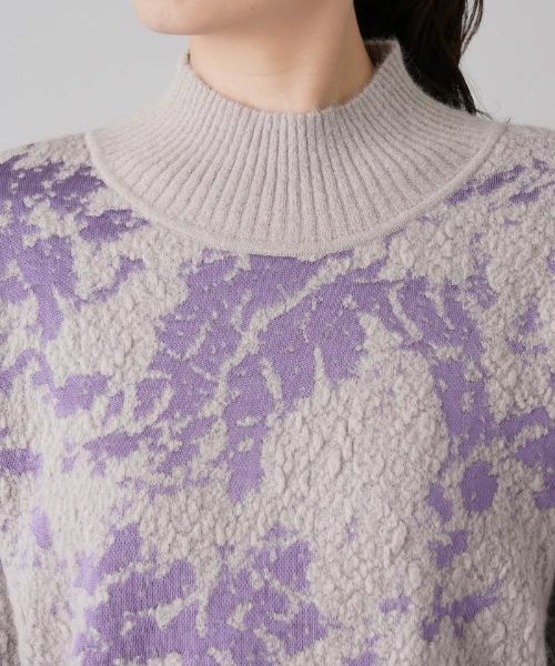 Leilian / レリアン ニット・セーター | 柄編みハイネックニット【SHE'S SO】 | 詳細10