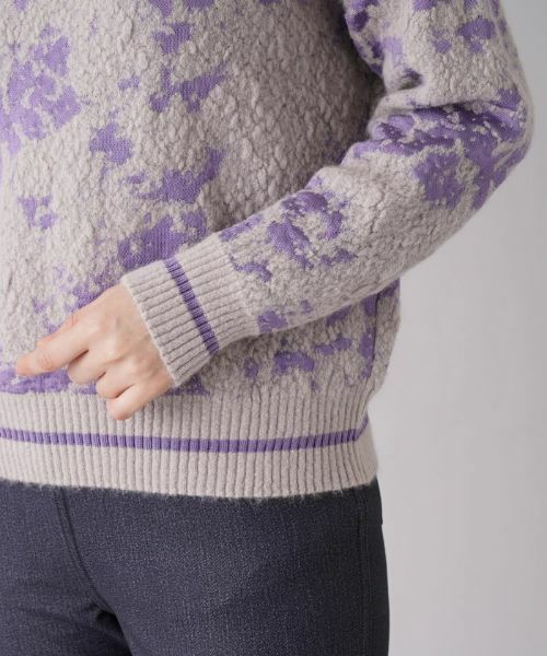Leilian / レリアン ニット・セーター | 柄編みハイネックニット【SHE'S SO】 | 詳細12