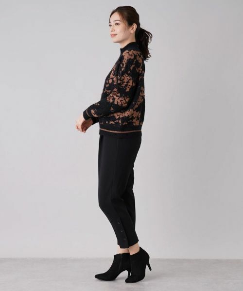 Leilian / レリアン ニット・セーター | 柄編みハイネックニット【SHE'S SO】 | 詳細2