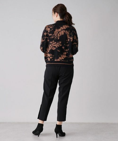 Leilian / レリアン ニット・セーター | 柄編みハイネックニット【SHE'S SO】 | 詳細3