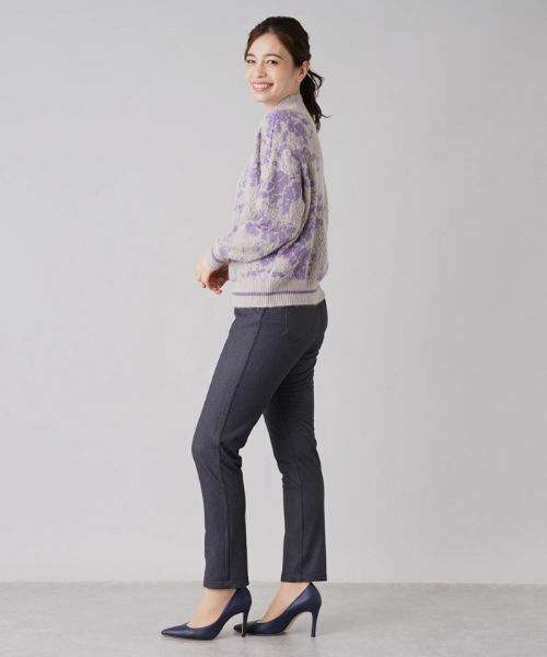 Leilian / レリアン ニット・セーター | 柄編みハイネックニット【SHE'S SO】 | 詳細5