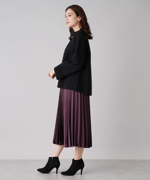 Leilian / レリアン カットソー | フリル切替ハイネックカットソー | 詳細12