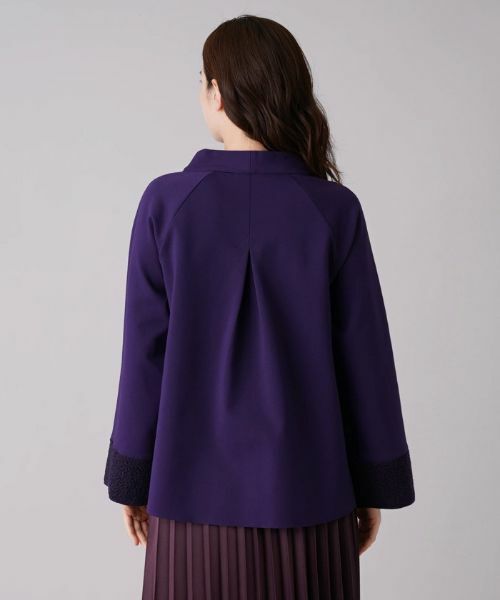 Leilian / レリアン カットソー | フリル切替ハイネックカットソー | 詳細6