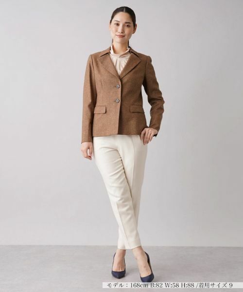 Leilian / レリアン テーラードジャケット | ツイード2つボタンジャケット【ROCHAS Premiere】 | 詳細1