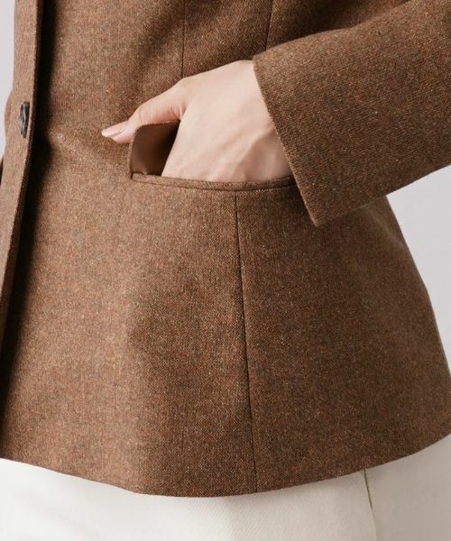 Leilian / レリアン テーラードジャケット | ツイード2つボタンジャケット【ROCHAS Premiere】 | 詳細11