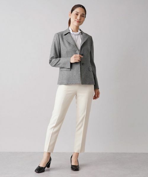 Leilian / レリアン テーラードジャケット | ツイード2つボタンジャケット【ROCHAS Premiere】 | 詳細13