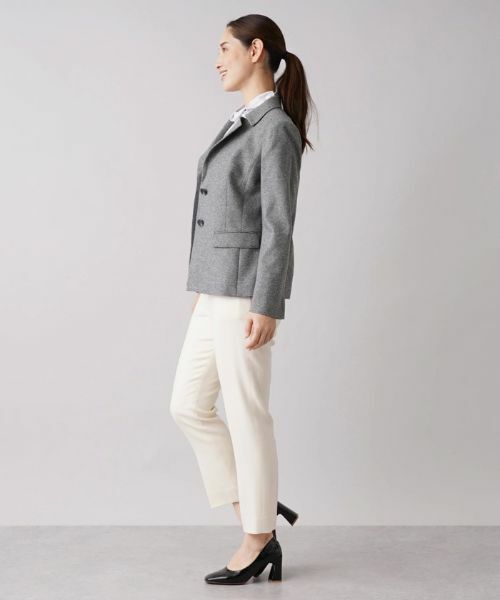 Leilian / レリアン テーラードジャケット | ツイード2つボタンジャケット【ROCHAS Premiere】 | 詳細14