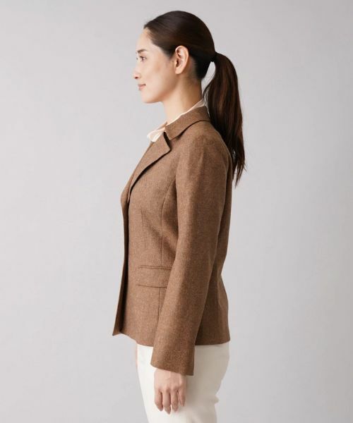 Leilian / レリアン テーラードジャケット | ツイード2つボタンジャケット【ROCHAS Premiere】 | 詳細5