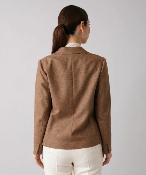 Leilian / レリアン テーラードジャケット | ツイード2つボタンジャケット【ROCHAS Premiere】 | 詳細6