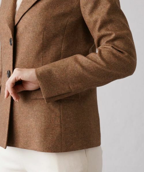 Leilian / レリアン テーラードジャケット | ツイード2つボタンジャケット【ROCHAS Premiere】 | 詳細9