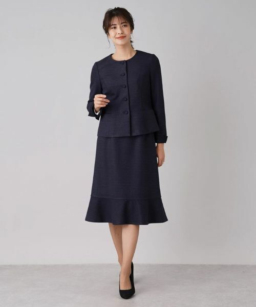 Leilian / レリアン セットアップ | ジャケット×ミディフレアスカート上下2点セット【セレモニー】 | 詳細4