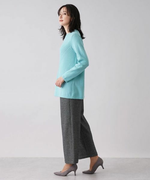 Leilian / レリアン その他パンツ | 【あったか素材】ウエストゴムワイドパンツ | 詳細2