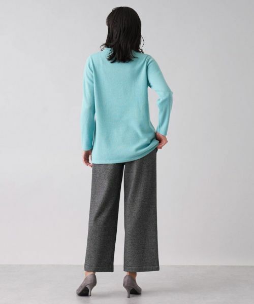Leilian / レリアン その他パンツ | 【あったか素材】ウエストゴムワイドパンツ | 詳細3