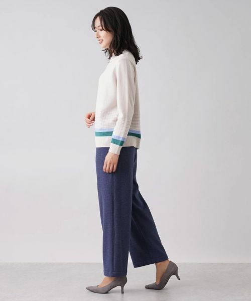 Leilian / レリアン その他パンツ | 【あったか素材】ウエストゴムワイドパンツ | 詳細5