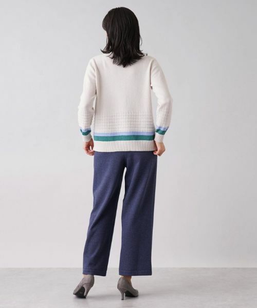 Leilian / レリアン その他パンツ | 【あったか素材】ウエストゴムワイドパンツ | 詳細6