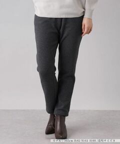 Leilian / レリアン その他パンツ | 【あったか素材】ウエスト切替イージーパンツ