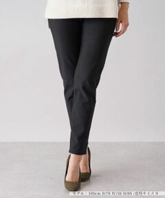 Leilian / レリアン その他パンツ | 【あったか素材】ウエストゴムスリムパンツ