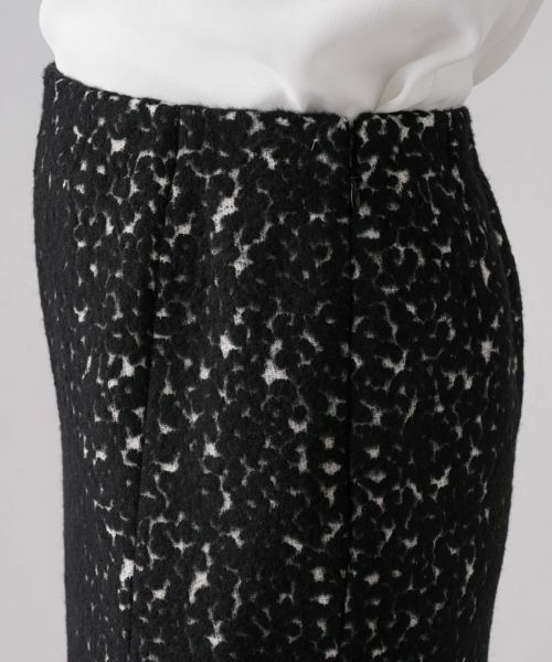 Leilian / レリアン ミニ・ひざ丈スカート | 織柄タイトスカート | 詳細8