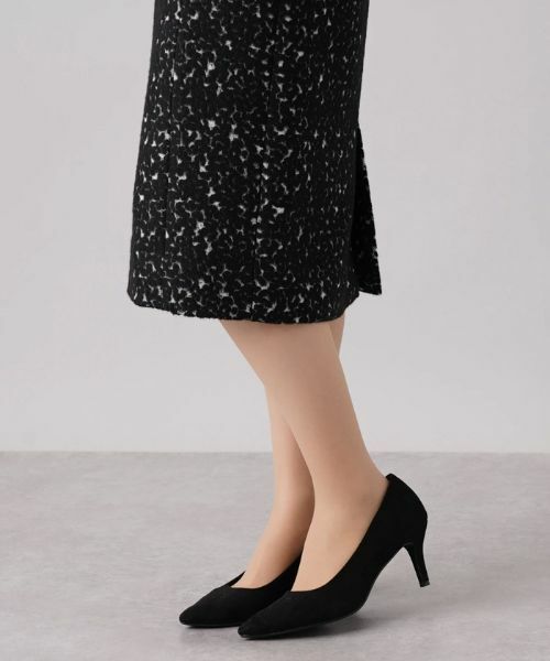 Leilian / レリアン ミニ・ひざ丈スカート | 織柄タイトスカート | 詳細9