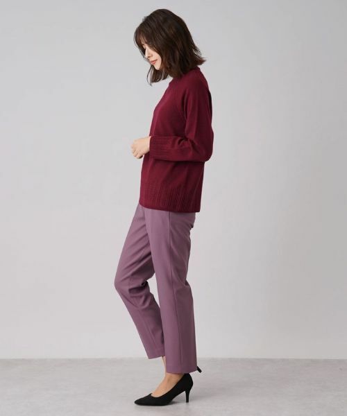 Leilian / レリアン その他パンツ | 【あったか素材】カラーテーパードパンツ | 詳細2