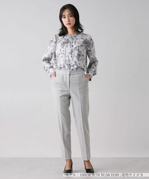 Leilian / レリアン その他パンツ | センタープレステーパードパンツ | 詳細1