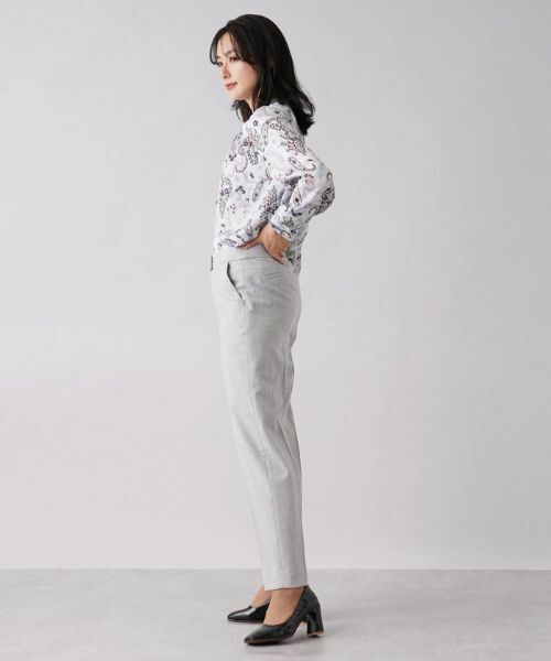 Leilian / レリアン その他パンツ | センタープレステーパードパンツ | 詳細2