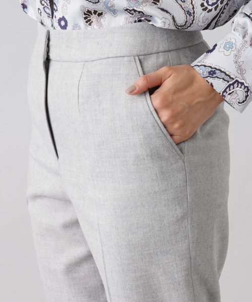 Leilian / レリアン その他パンツ | センタープレステーパードパンツ | 詳細8